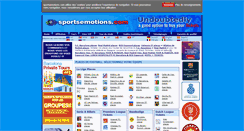 Desktop Screenshot of fr.sportsemotions.com